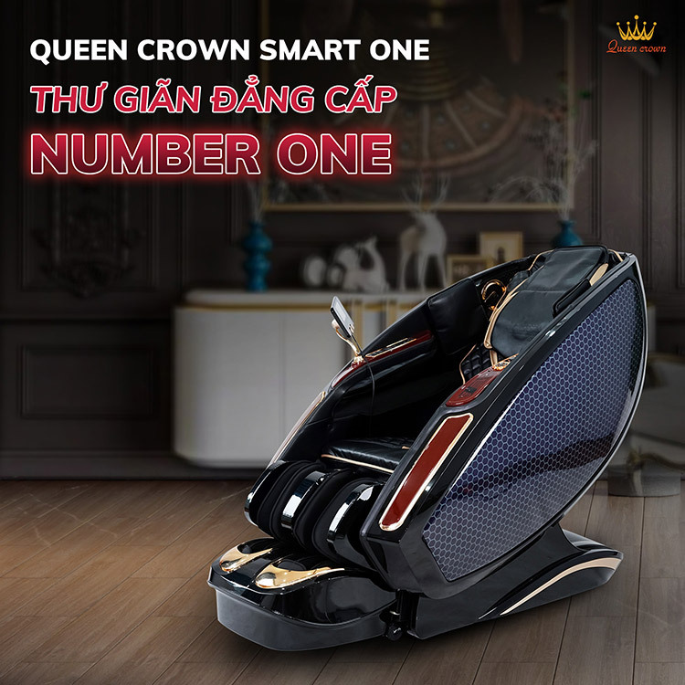 Ghế massage Queen Crown Smart One thư giãn đẳng cấp number one
