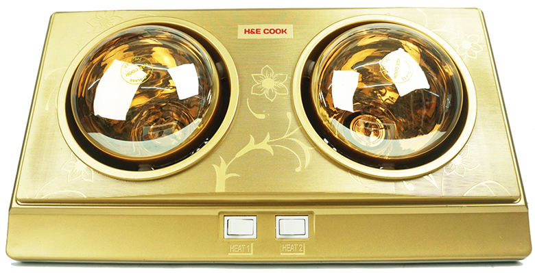 Thiết kế-Đèn sưởi nhà tắm cao cấp H&E Cook HE02D