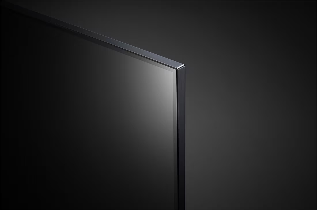 Thiết kế khung viền tivi LG 4K 50 Inch 50QNED80SQA