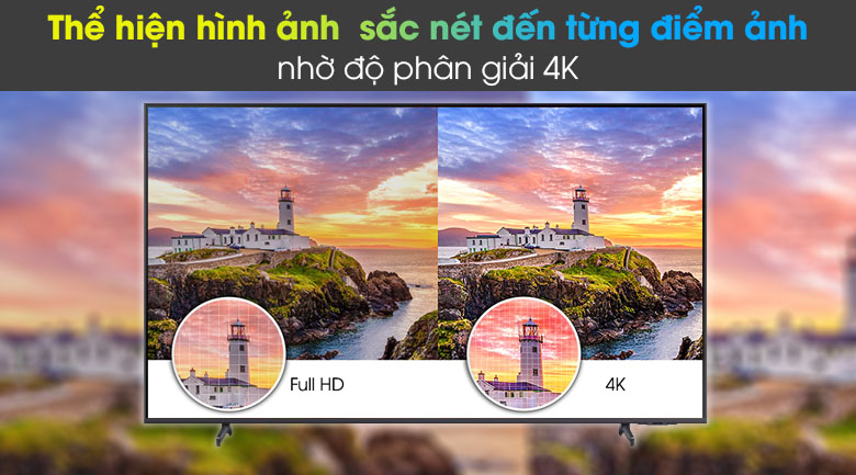 Tivi LED 4K Samsung UA55AU8100 - 4K