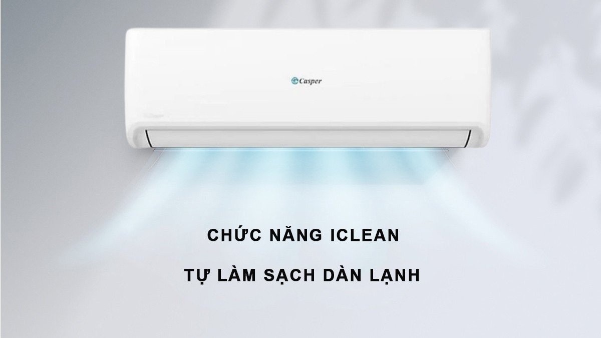 Chức năng iClean của máy lạnh Casper 2 Hp SC-18FS32
