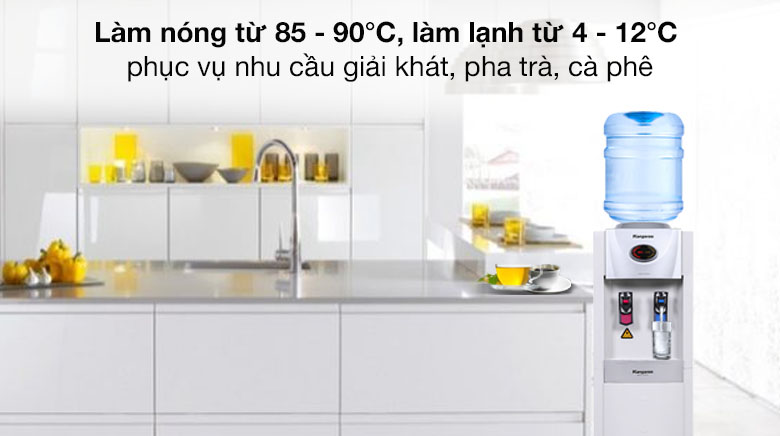 Thiết kế 2 trong 1 - Cây nước nóng lạnh Kangaroo KG45